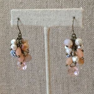 Heirloom Pave Cluster Earrings